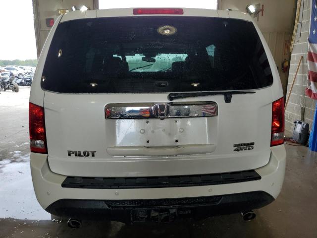 5FNYF4H95EB052373 - 2014 HONDA PILOT TOURING WHITE photo 6