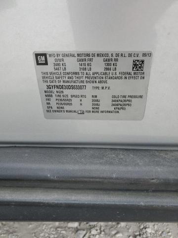 3GYFNDE30DS633077 - 2013 CADILLAC SRX PERFORMANCE COLLECTION Күміс фото 14