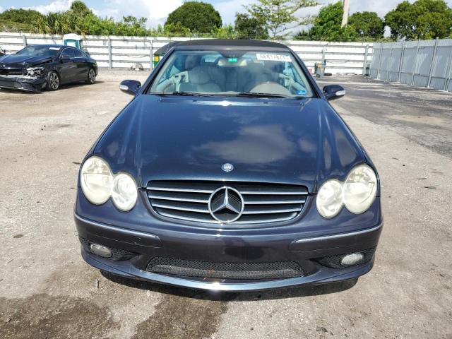 WDBTK75J55F163814 - 2005 MERCEDES-BENZ CLK 500 BLUE photo 5