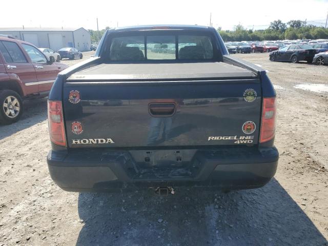 5FPYK16289B107251 - 2009 HONDA RIDGELINE RT BLUE photo 6