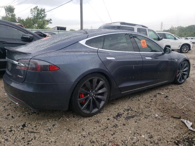 5YJSA1H25EFP62654 - 2014 TESLA MODEL S SILVER photo 3