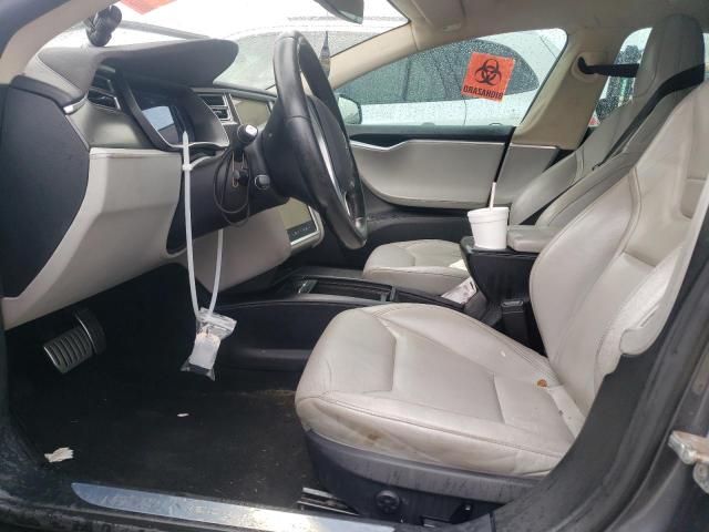 5YJSA1H25EFP62654 - 2014 TESLA MODEL S SILVER photo 7