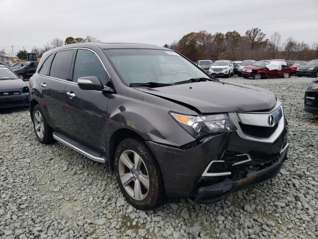 2HNYD2H63BH520777 - 2011 ACURA MDX TECHNOLOGY CHARCOAL photo 1