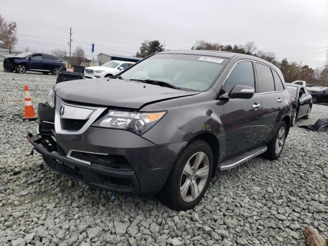 2HNYD2H63BH520777 - 2011 ACURA MDX TECHNOLOGY CHARCOAL photo 2