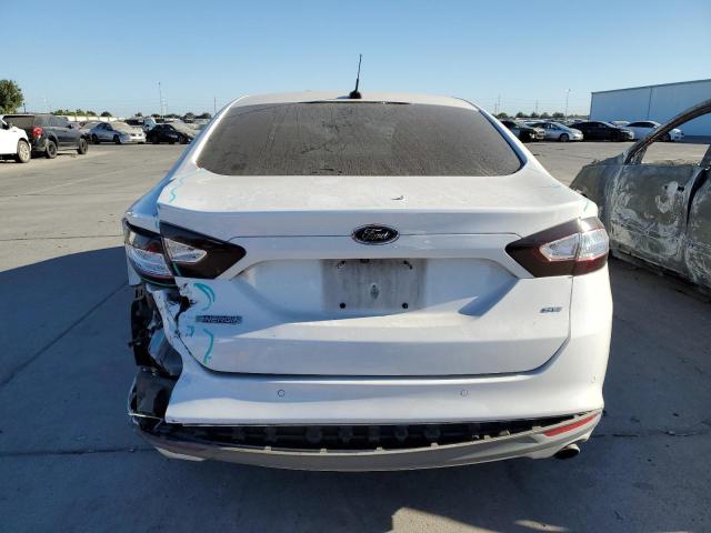 3FA6P0PUXGR215481 - 2016 FORD FUSION SE PHEV WHITE photo 6