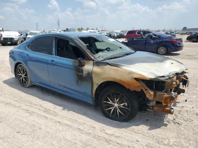 4T1G11AK1PU141854 - 2023 TOYOTA CAMRY SE NIGHT SHADE BLUE photo 4