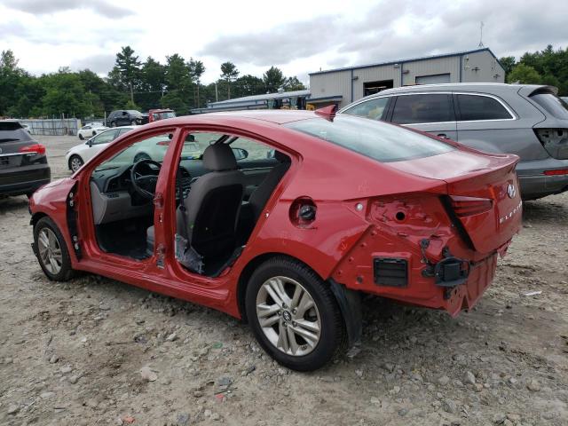 5NPD84LF6KH461033 - 2019 HYUNDAI ELANTRA SEL RED photo 2