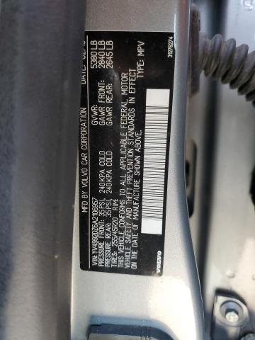 YV4992DZ6A2106957 - 2010 VOLVO XC60 T6 SILVER photo 13