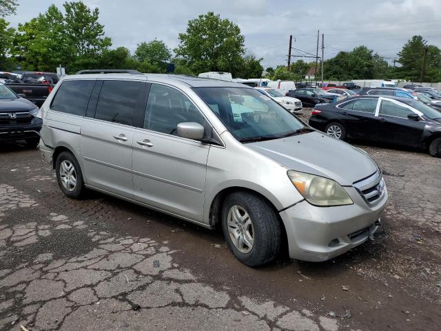 5FNRL38647B444566 - 2007 HONDA ODYSSEY EXL SILVER photo 4