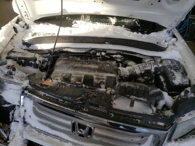 5FPYK1F54CB551891 - 2012 HONDA RIDGELINE RTL WHITE photo 7