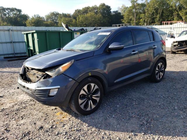 KNDPC3A6XC7324160 - 2012 KIA SPORTAGE SX BLUE photo 1