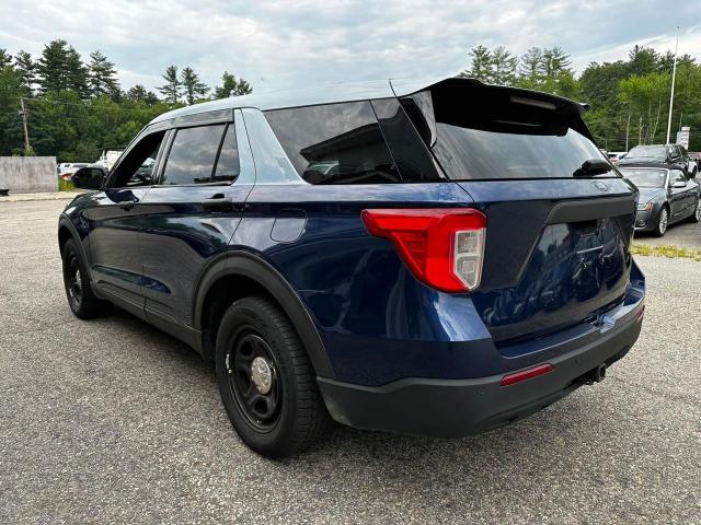 1FM5K8AB4MGA19013 - 2021 FORD EXPLORER POLICE INTERCEPTOR 红色 照片 3