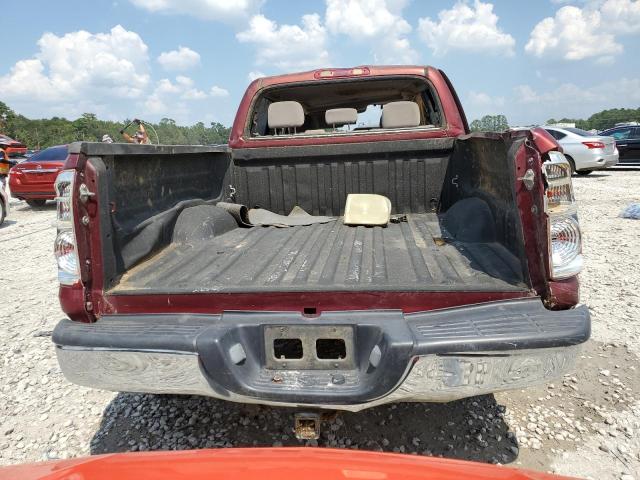5TBDT44124S439506 - 2004 TOYOTA TUNDRA DOUBLE CAB SR5 MAROON photo 6
