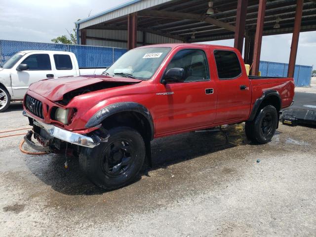 5TEGN92N02Z112782 - 2002 TOYOTA TACOMA DOUBLE CAB PRERUNNER RED photo 1