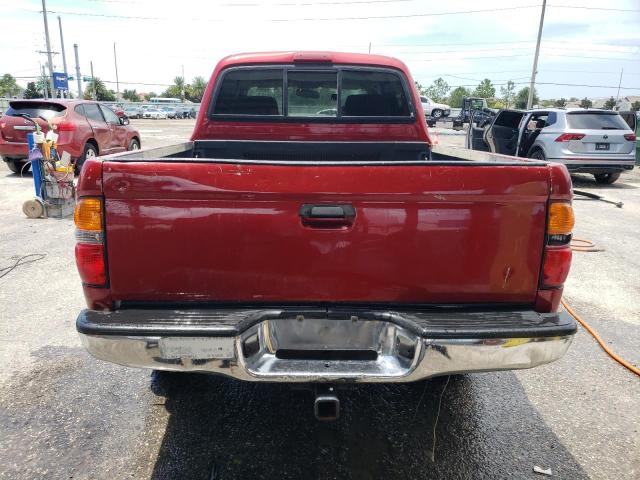 5TEGN92N02Z112782 - 2002 TOYOTA TACOMA DOUBLE CAB PRERUNNER RED photo 6