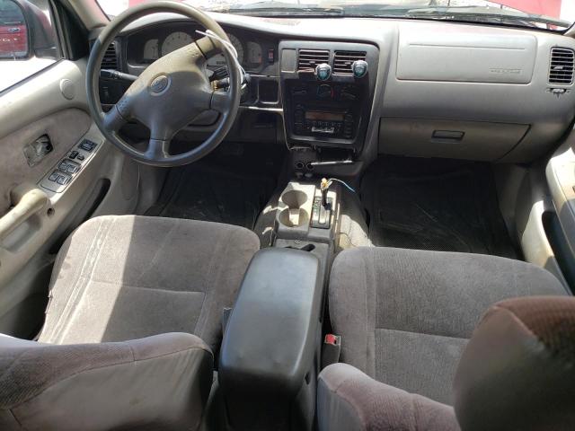 5TEGN92N02Z112782 - 2002 TOYOTA TACOMA DOUBLE CAB PRERUNNER RED photo 8