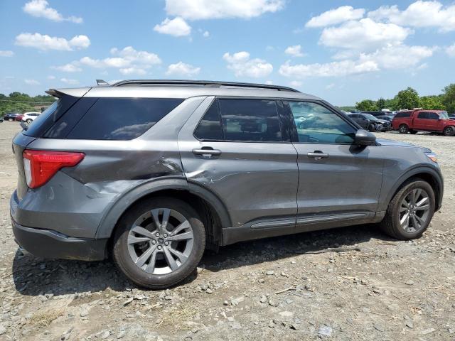 1FMSK8DH3MGA78749 - 2021 FORD EXPLORER XLT ნაცრისფერი ფოტო 3