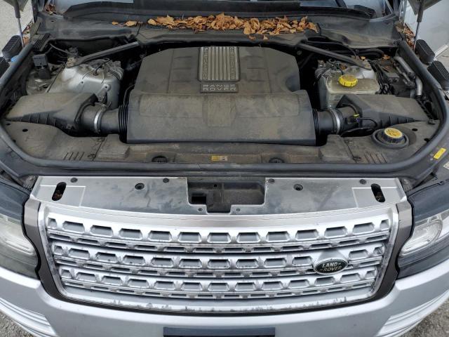 SALGS2EF7DA113583 - 2013 LAND ROVER RANGE ROVE SUPERCHARGED SILVER photo 12