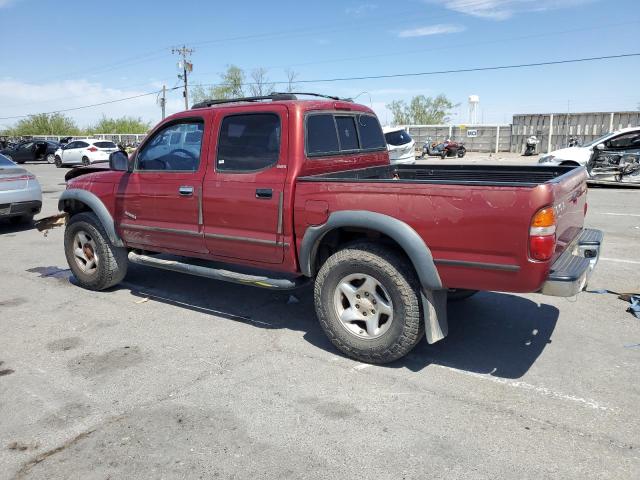 5TEGN92N93Z211862 - 2003 TOYOTA TACOMA DOUBLE CAB PRERUNNER MAROON photo 2