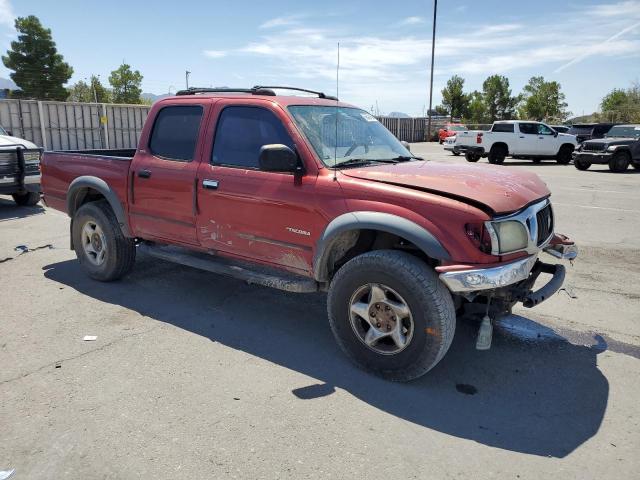 5TEGN92N93Z211862 - 2003 TOYOTA TACOMA DOUBLE CAB PRERUNNER MAROON photo 4