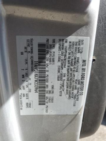 1FAFP31NX7W233964 - 2007 FORD FOCUS ZX3 SILVER photo 12