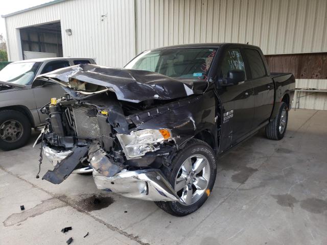 1C6RR6LT5KS573223 - 2019 RAM 1500 CLASS SLT GRAY photo 2