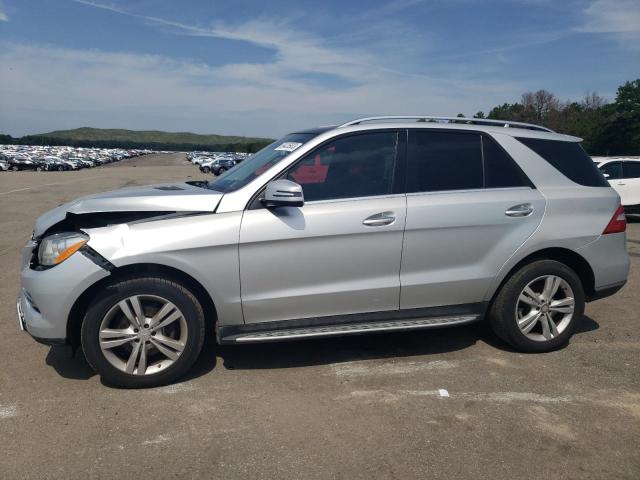 4JGDA5HB9EA278653 - 2014 MERCEDES-BENZ ML 350 4MATIC SILVER photo 1