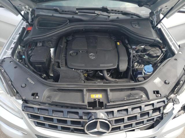 4JGDA5HB9EA278653 - 2014 MERCEDES-BENZ ML 350 4MATIC SILVER photo 12