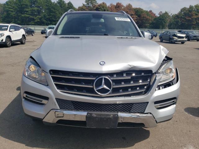 4JGDA5HB9EA278653 - 2014 MERCEDES-BENZ ML 350 4MATIC SILVER photo 5