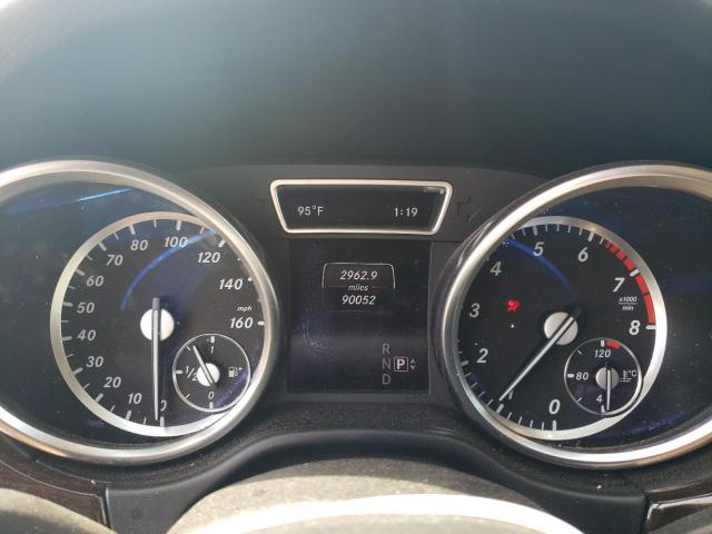 4JGDA5HB9EA278653 - 2014 MERCEDES-BENZ ML 350 4MATIC SILVER photo 9