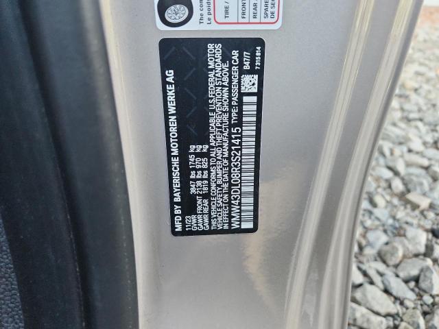 WMW43DL08R3S21415 - 2024 MINI COOPER S BEIGE photo 12