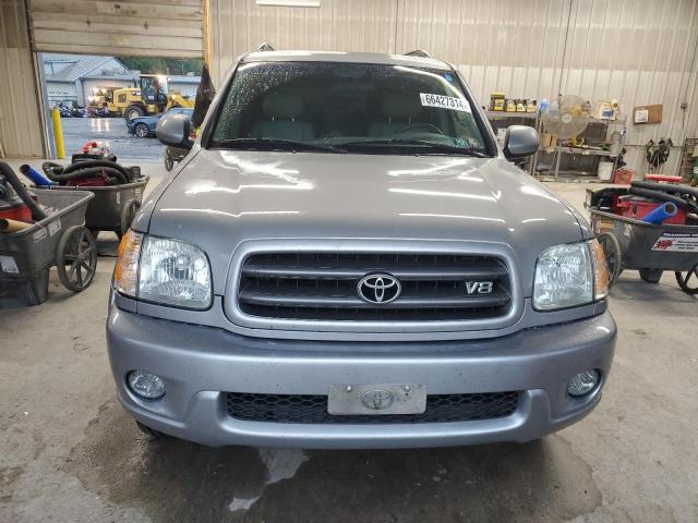 5TDBT44A54S227200 - 2004 TOYOTA SEQUOIA SR5 SILVER photo 5