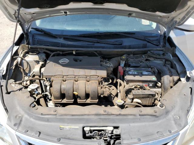 3N1AB7AP5DL644267 - 2013 NISSAN SENTRA S SILVER photo 11