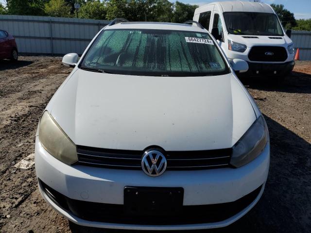 3VWPL7AJ4EM611060 - 2014 VOLKSWAGEN JETTA TDI WHITE photo 5