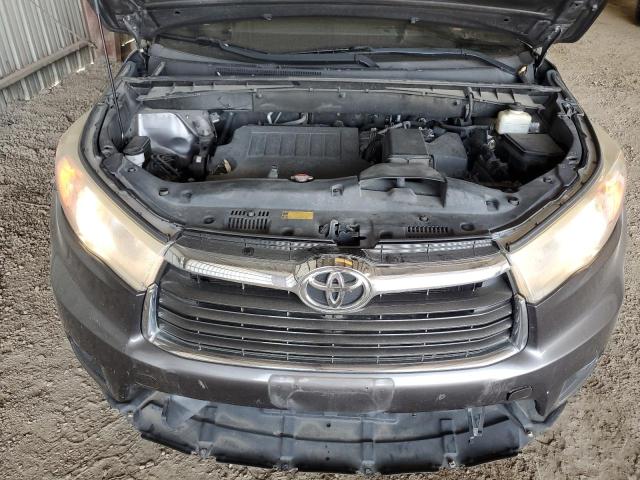 5TDJKRFH6FS215081 - 2015 TOYOTA HIGHLANDER XLE CHARCOAL photo 12