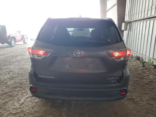 5TDJKRFH6FS215081 - 2015 TOYOTA HIGHLANDER XLE CHARCOAL photo 6