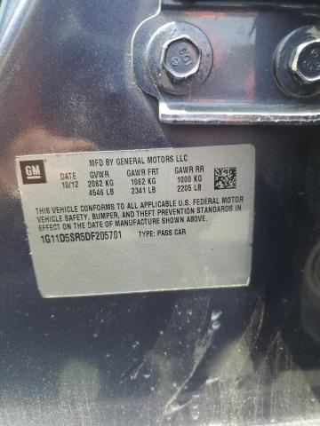 1G11D5SR5DF205701 - 2013 CHEVROLET MALIBU 1LT BLUE photo 12