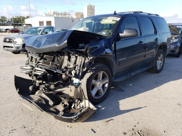 1GNSCBE02BR354189 - 2011 CHEVROLET TAHOE C1500 LT BLACK photo 2