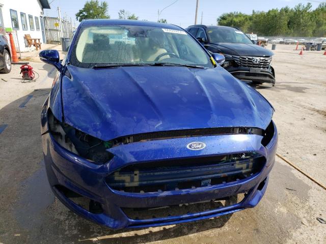 3FA6P0HD2FR147075 - 2015 FORD FUSION SE BLUE photo 5