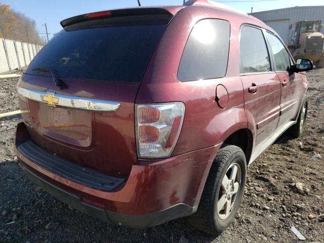 2CNDL33F096234908 - 2009 CHEVROLET EQUINOX LT MAROON photo 4