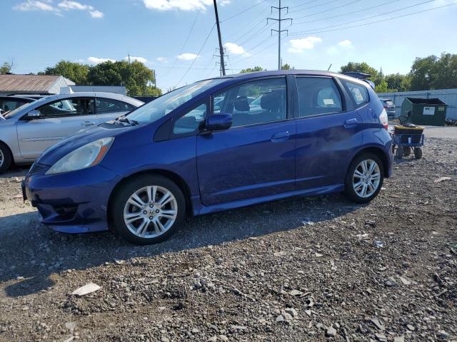 JHMGE8H45AS009223 - 2010 HONDA FIT SPORT BLUE photo 1