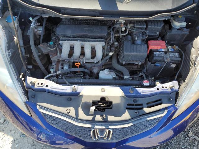 JHMGE8H45AS009223 - 2010 HONDA FIT SPORT BLUE photo 11