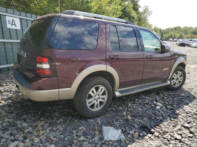 1FMEU74E17UB26021 - 2007 FORD EXPLORER EDDIE BAUER MAROON photo 3