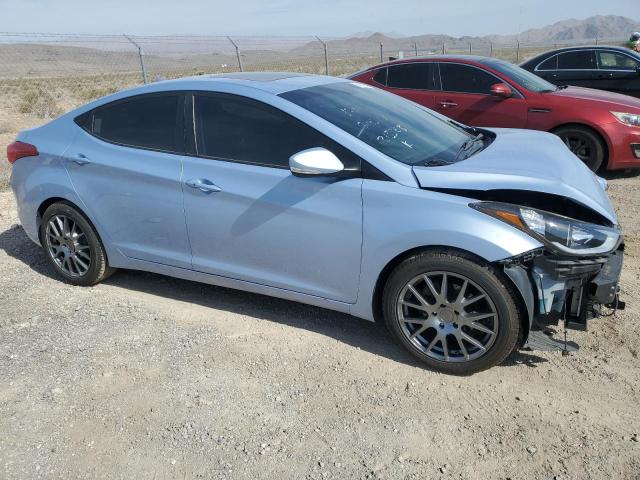 KMHDH4AEXCU452333 - 2012 HYUNDAI ELANTRA GLS BLUE photo 4