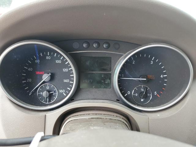 4JGBB22E88A376969 - 2008 MERCEDES-BENZ ML 320 CDI BLACK photo 9