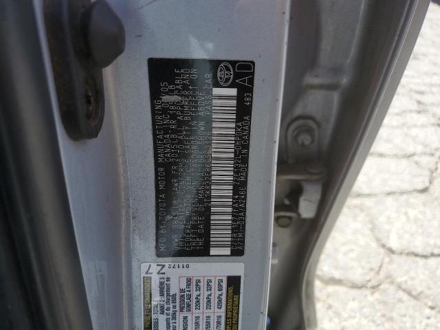 2T1KR32E86C563126 - 2006 TOYOTA COROLLA MA XR SILVER photo 12