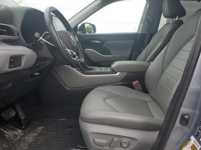 5TDGZRBHXMS058146 - 2021 TOYOTA HIGHLANDER XLE Mavi foto 7