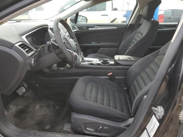 3FA6P0HD9FR150930 - 2015 FORD FUSION SE BLACK photo 7