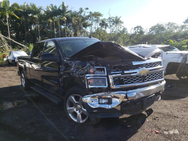 1GCUKREC8EF195613 - 2014 CHEVROLET SILVERADO K1500 LT BLACK photo 1