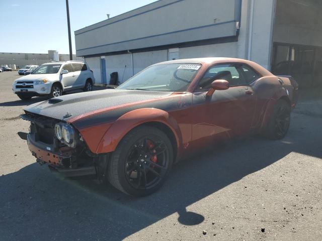 2C3CDZFJ4MH590179 - 2021 DODGE CHALLENGER R/T SCAT PACK ORANGE photo 1